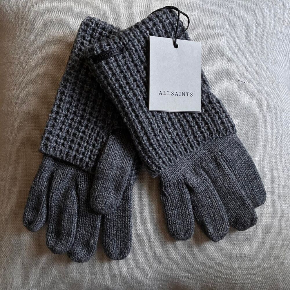 Allsaints Women's Grey Gloves